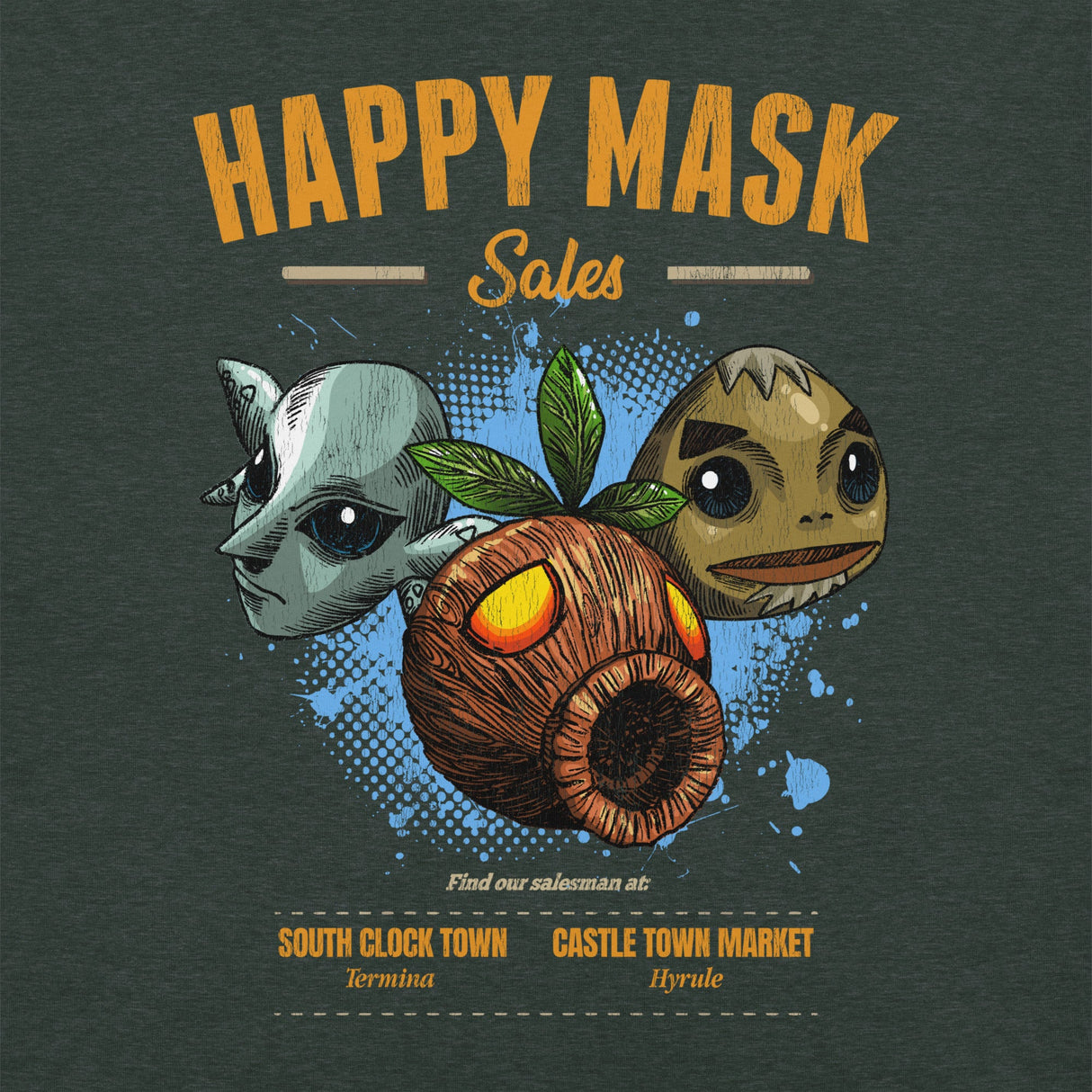 Happy Mask Salesman / Unisex t-shirt - Nissimoo Corporation - Vintage t-shirts - 90s fashion - retro style