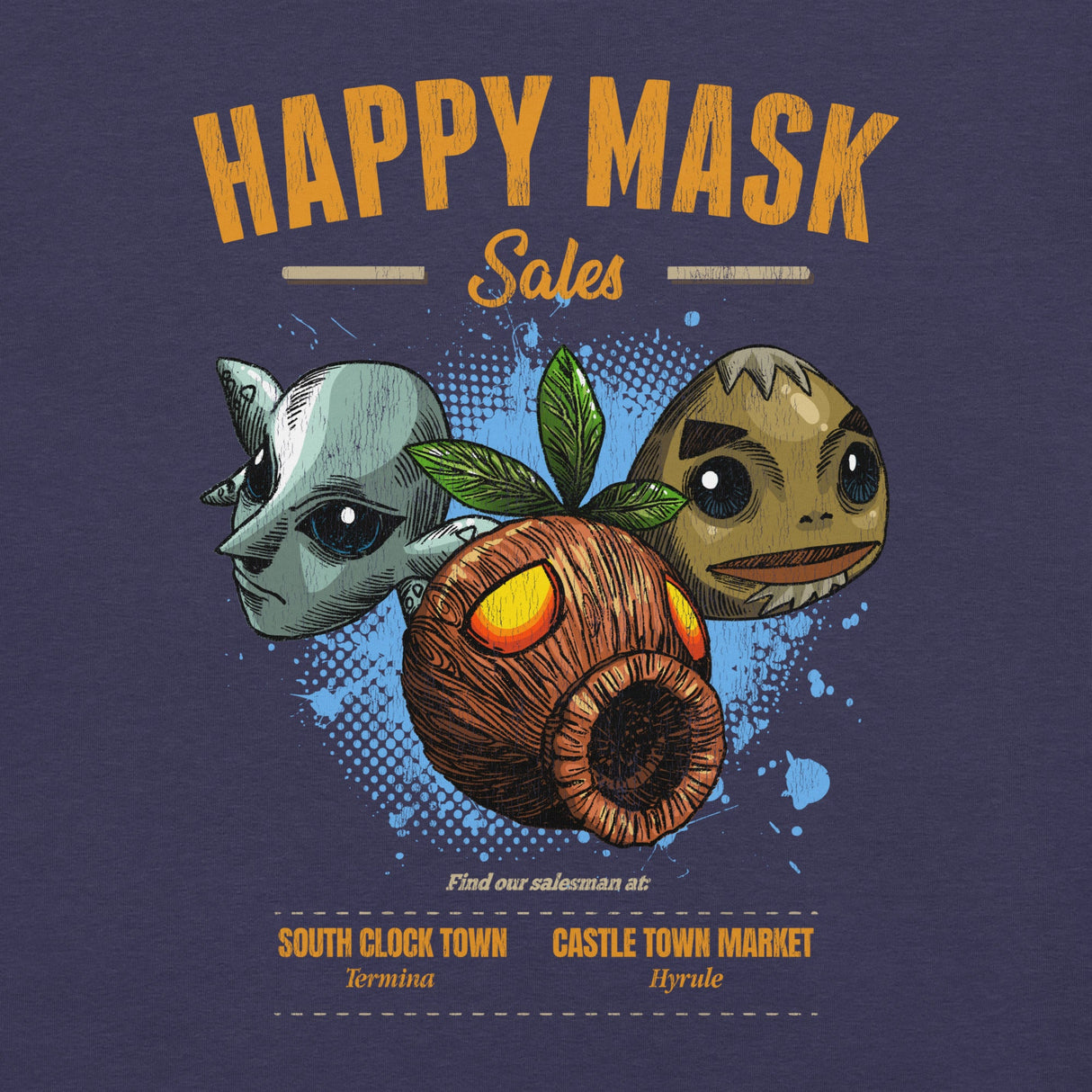 Happy Mask Salesman / Unisex t-shirt - Nissimoo Corporation - Vintage t-shirts - 90s fashion - retro style