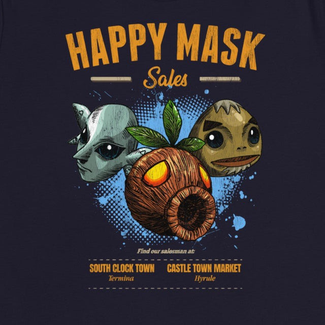 Happy Mask Salesman / Women's Relaxed T-Shirt - Nissimoo Corporation - Vintage t-shirts - 90s fashion - retro style