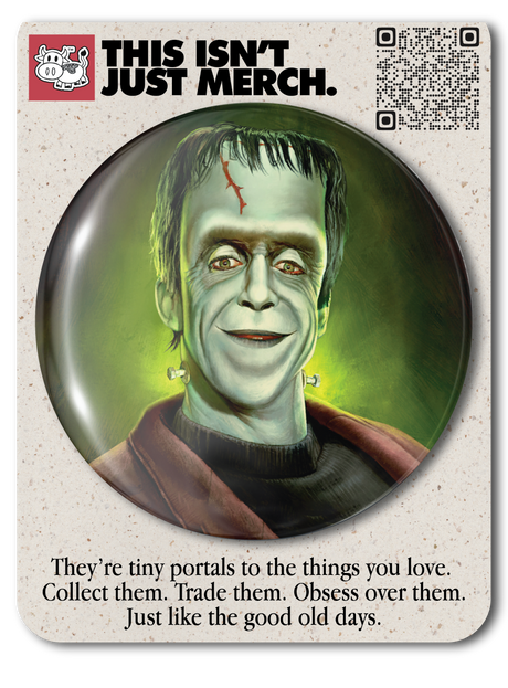 Herman Munster Metal Pin Button