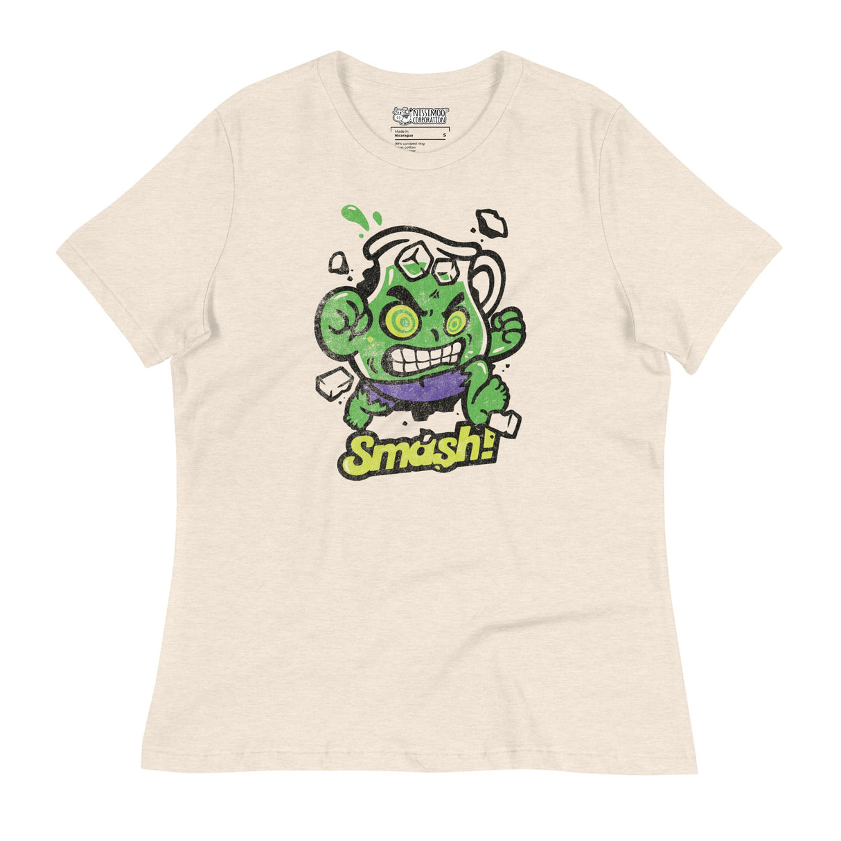 Hulk - Smash! / Women's Relaxed T-Shirt - Nissimoo Corporation - Vintage t-shirts - 90s fashion - retro style