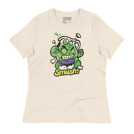 Hulk - Smash! / Women's Relaxed T-Shirt - Nissimoo Corporation - Vintage t-shirts - 90s fashion - retro style