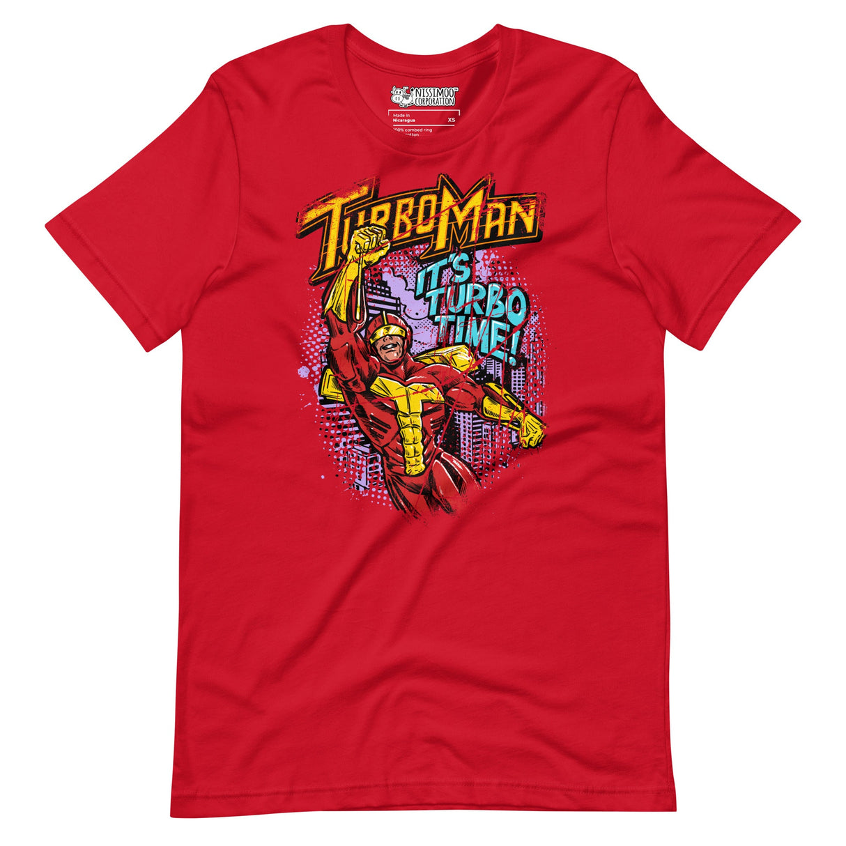 It's Turbo Time - Turbo Man / Unisex t-shirt - Nissimoo Corporation - Vintage t-shirts - 90s fashion - retro style