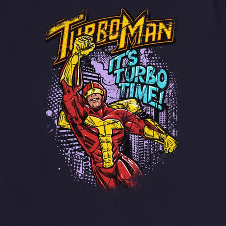 It's Turbo Time - Turbo Man / Women's Relaxed T-Shirt - Nissimoo Corporation - Vintage t-shirts - 90s fashion - retro style