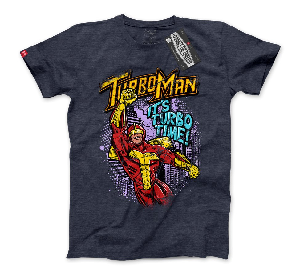 Jingle All The Way - Turbo Man - Nissimoo Corporation - Vintage t-shirts - 90s fashion - retro style