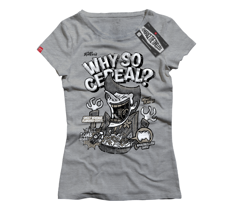 Joker - Why So Cereal? - Nissimoo Corporation - Vintage t-shirts - 90s fashion - retro style