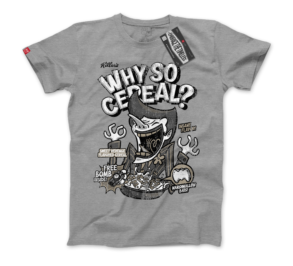 Joker - Why So Cereal? - Nissimoo Corporation - Vintage t-shirts - 90s fashion - retro style