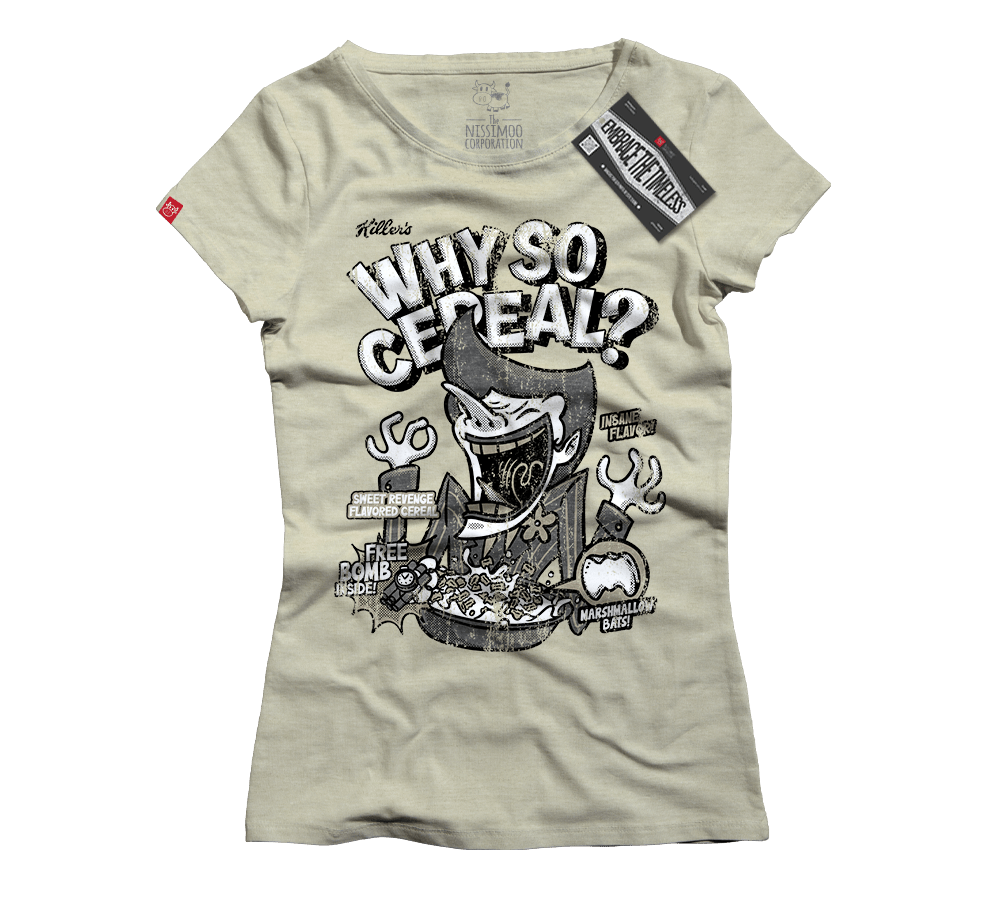 Joker - Why So Cereal? - Nissimoo Corporation - Vintage t-shirts - 90s fashion - retro style