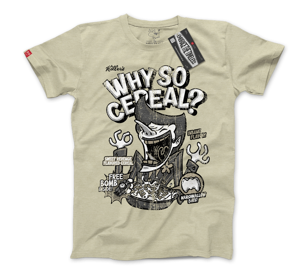 Joker - Why So Cereal? - Nissimoo Corporation - Vintage t-shirts - 90s fashion - retro style