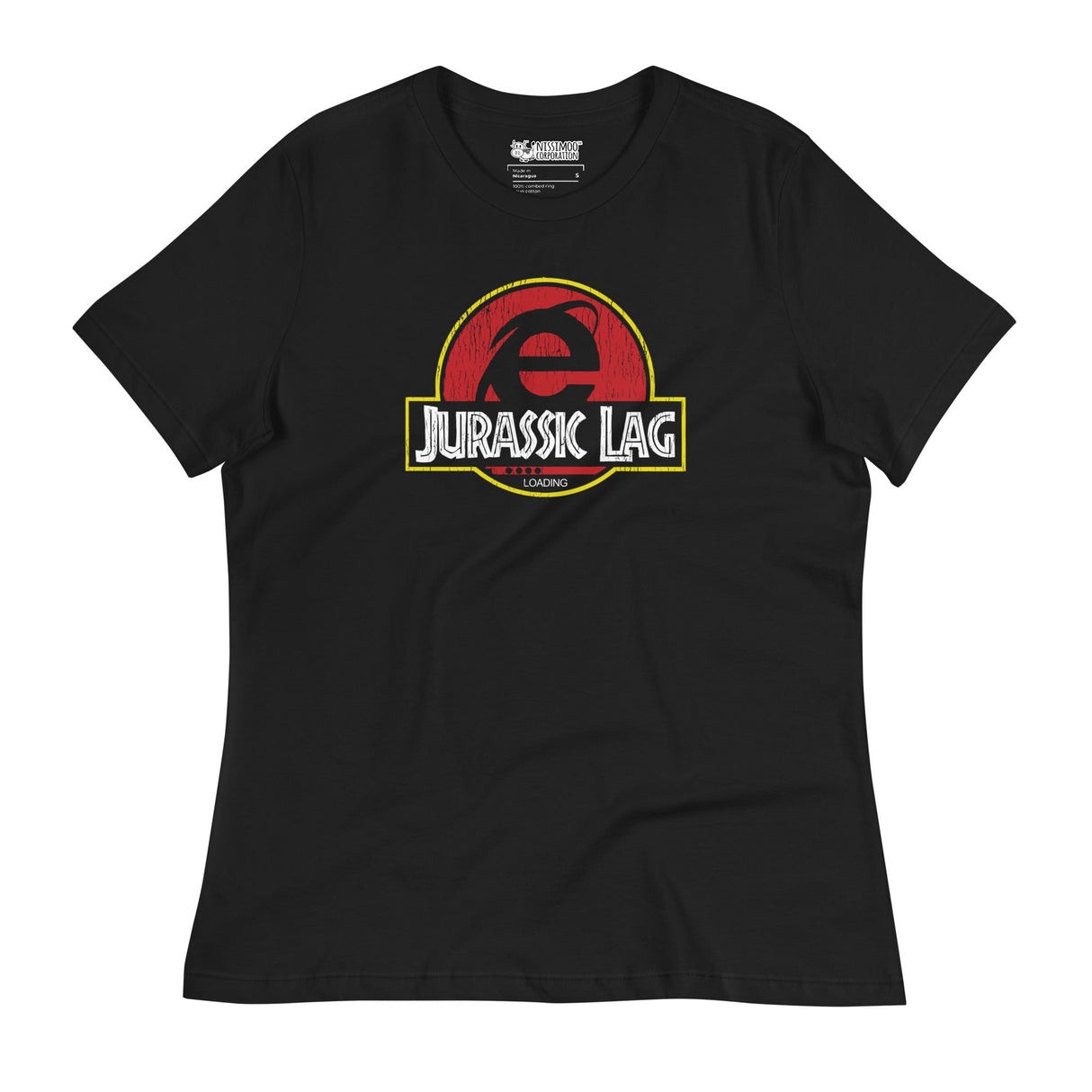 Jurassic Lag / Women's Relaxed T-Shirt - Nissimoo Corporation - Vintage t-shirts - 90s fashion - retro style