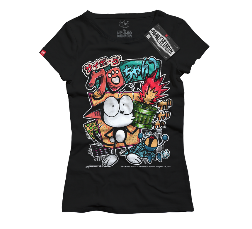 The Cybercat 80s Vibe | Tee