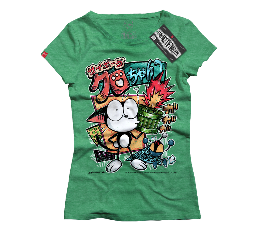 The Cybercat 80s Vibe | Tee