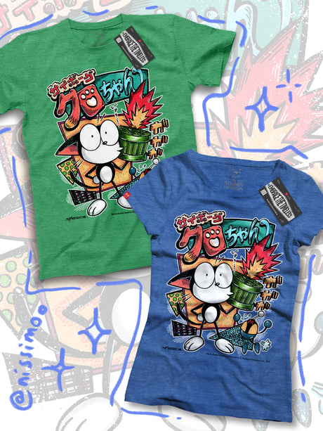 The Cybercat 80s Vibe | Tee