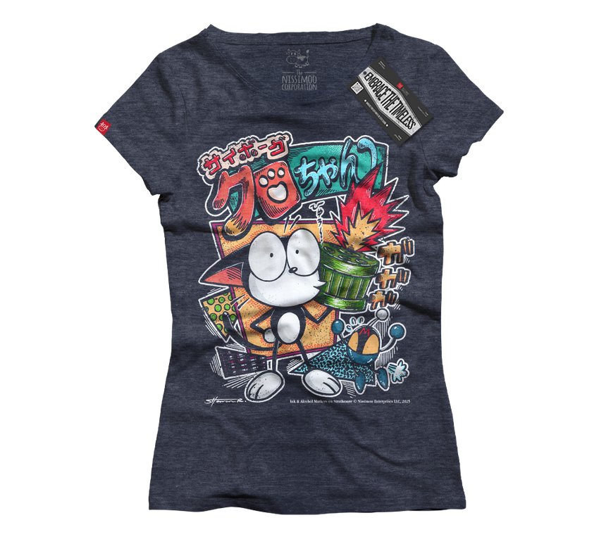 The Cybercat 80s Vibe | Tee