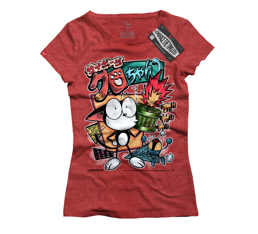 The Cybercat 80s Vibe | Tee
