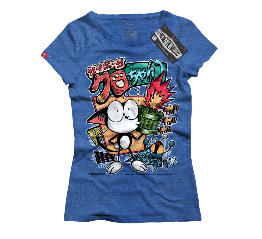 The Cybercat 80s Vibe | Tee