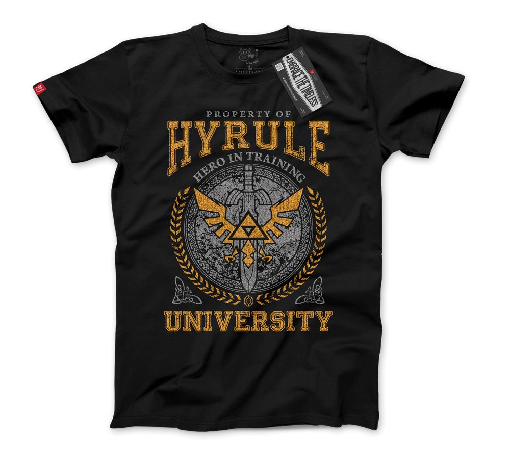 Legend of Zelda - Hyrule University - Nissimoo Corporation - Vintage t-shirts - 90s fashion - retro style