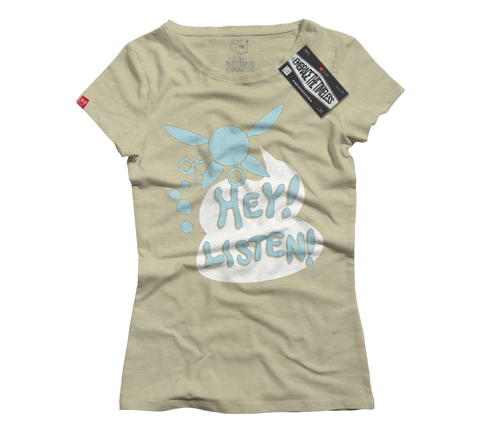 Legend of Zelda - Navi Hey Listen! - Nissimoo Corporation - Vintage t-shirts - 90s fashion - retro style