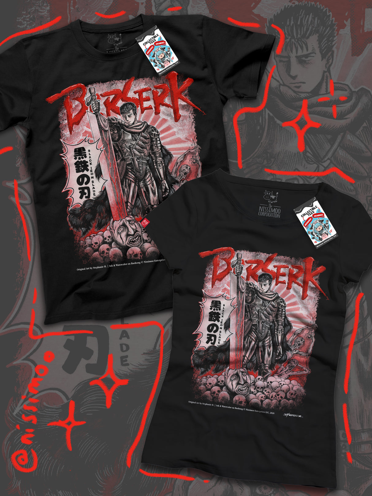 Berserk - Black Iron Blade | Tee