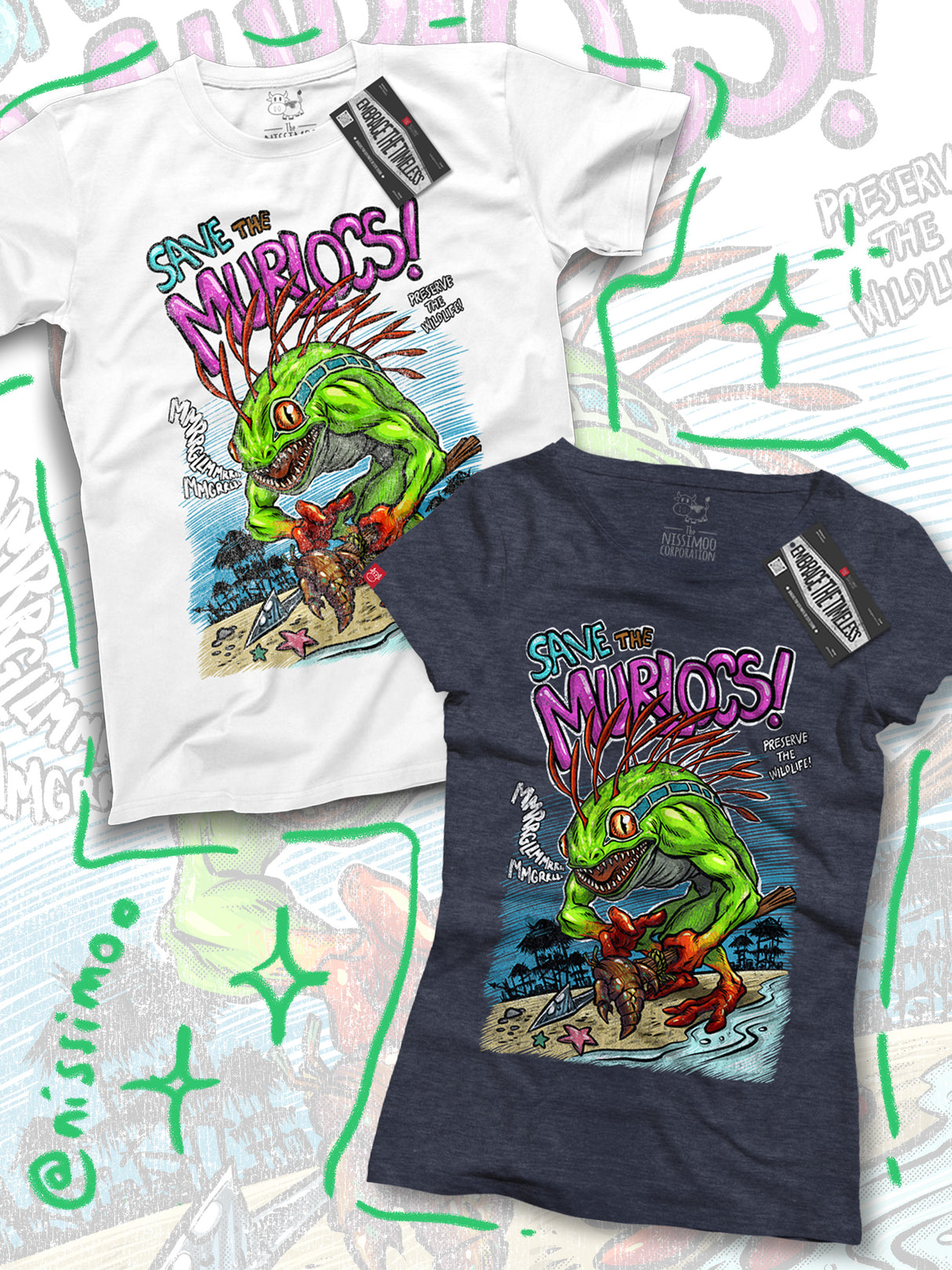 Warcraft Save The Murlocs | Tee