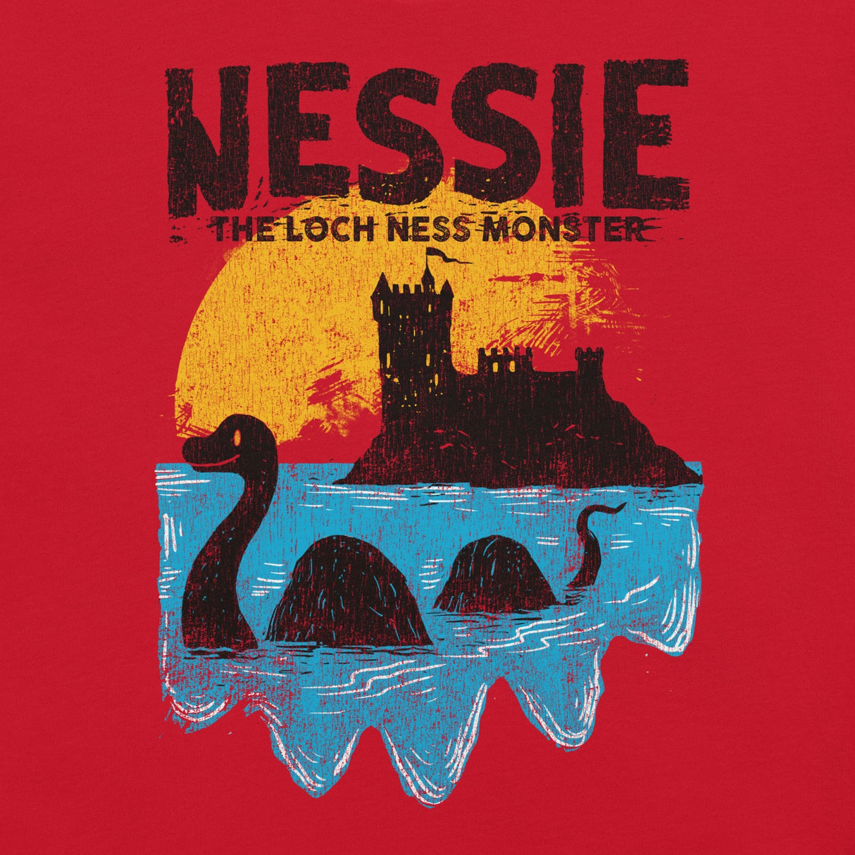 Nessie Loch Ness Monster / Unisex t-shirt - Nissimoo Corporation - Vintage t-shirts - 90s fashion - retro style