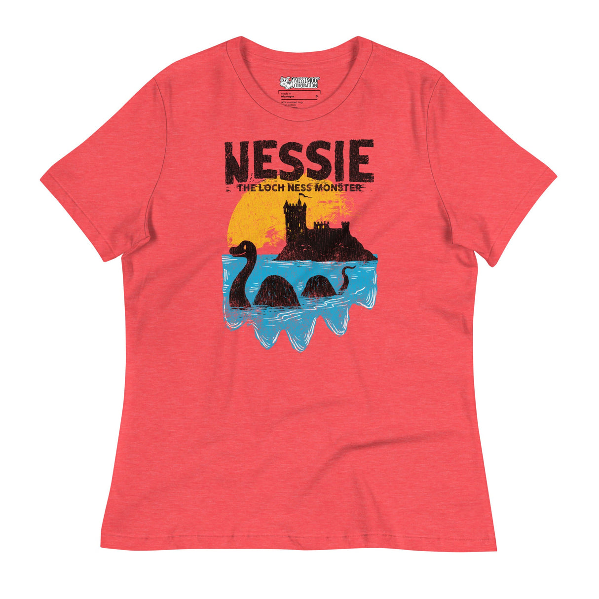 Nessie Loch Ness Monster / Women's Relaxed T-Shirt - Nissimoo Corporation - Vintage t-shirts - 90s fashion - retro style