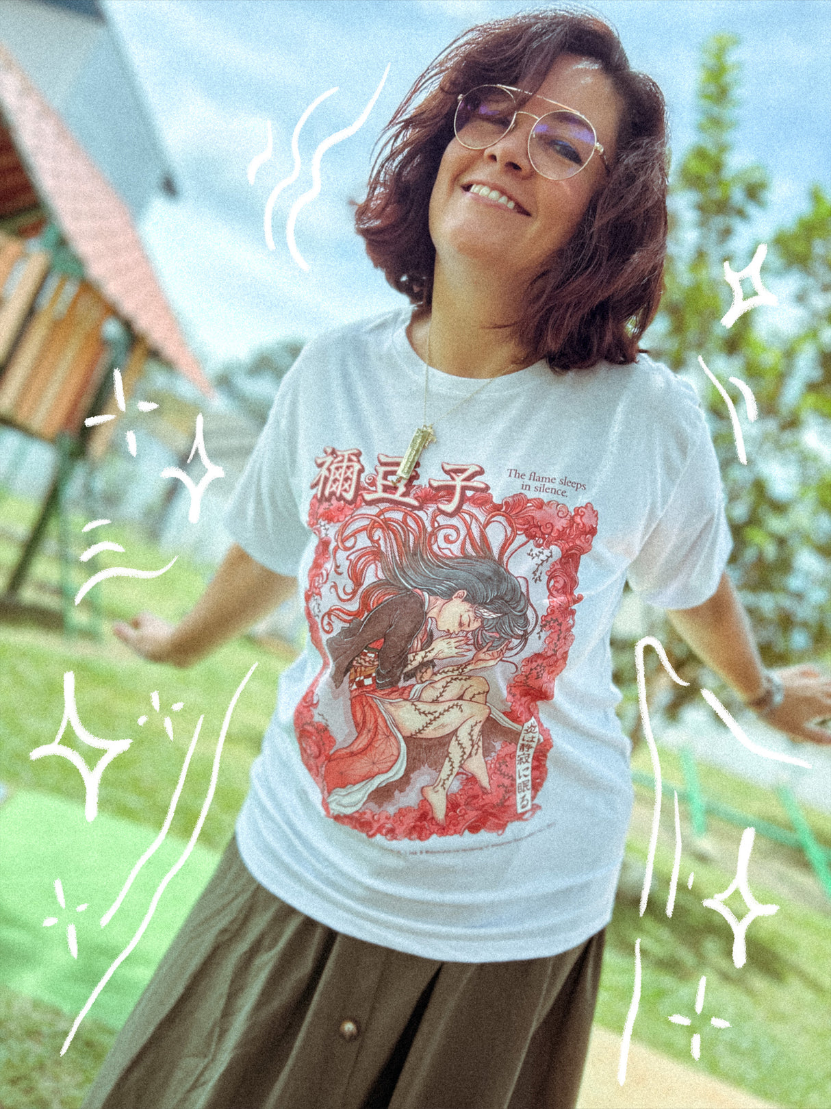 The Flame Sleeps in Silence | Tee