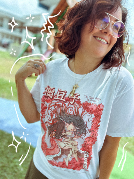 The Flame Sleeps in Silence | Tee