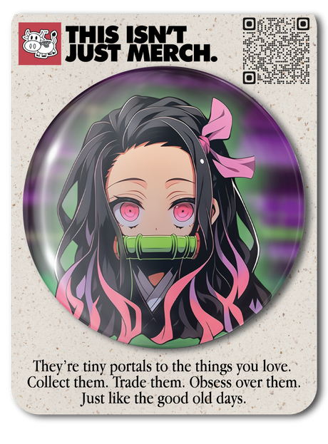 Kimetsu no yaiba Nezuko Pin Button