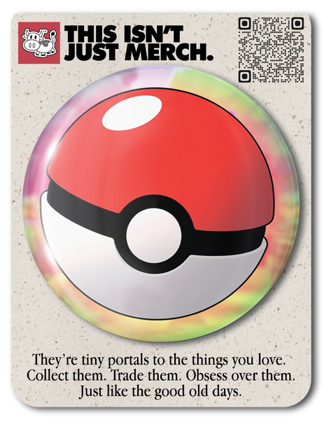 Pokémon Pokéball Pin Button