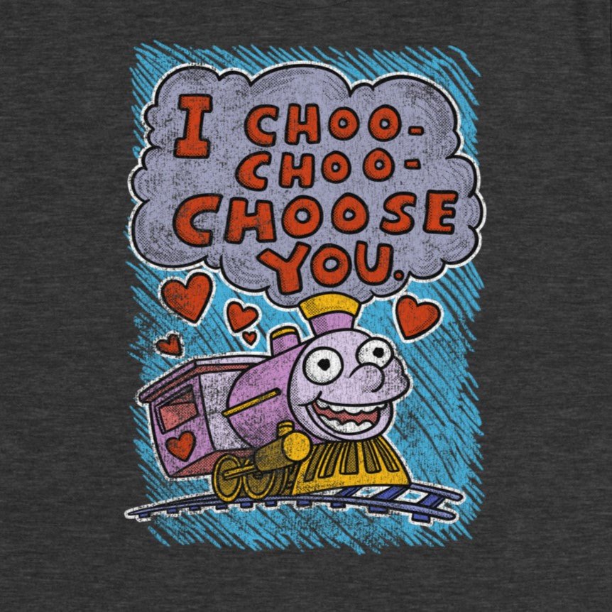 Simpsons Choo Choo Choose You / Women's Relaxed T-Shirt - Nissimoo Corporation - Vintage t-shirts - 90s fashion - retro style