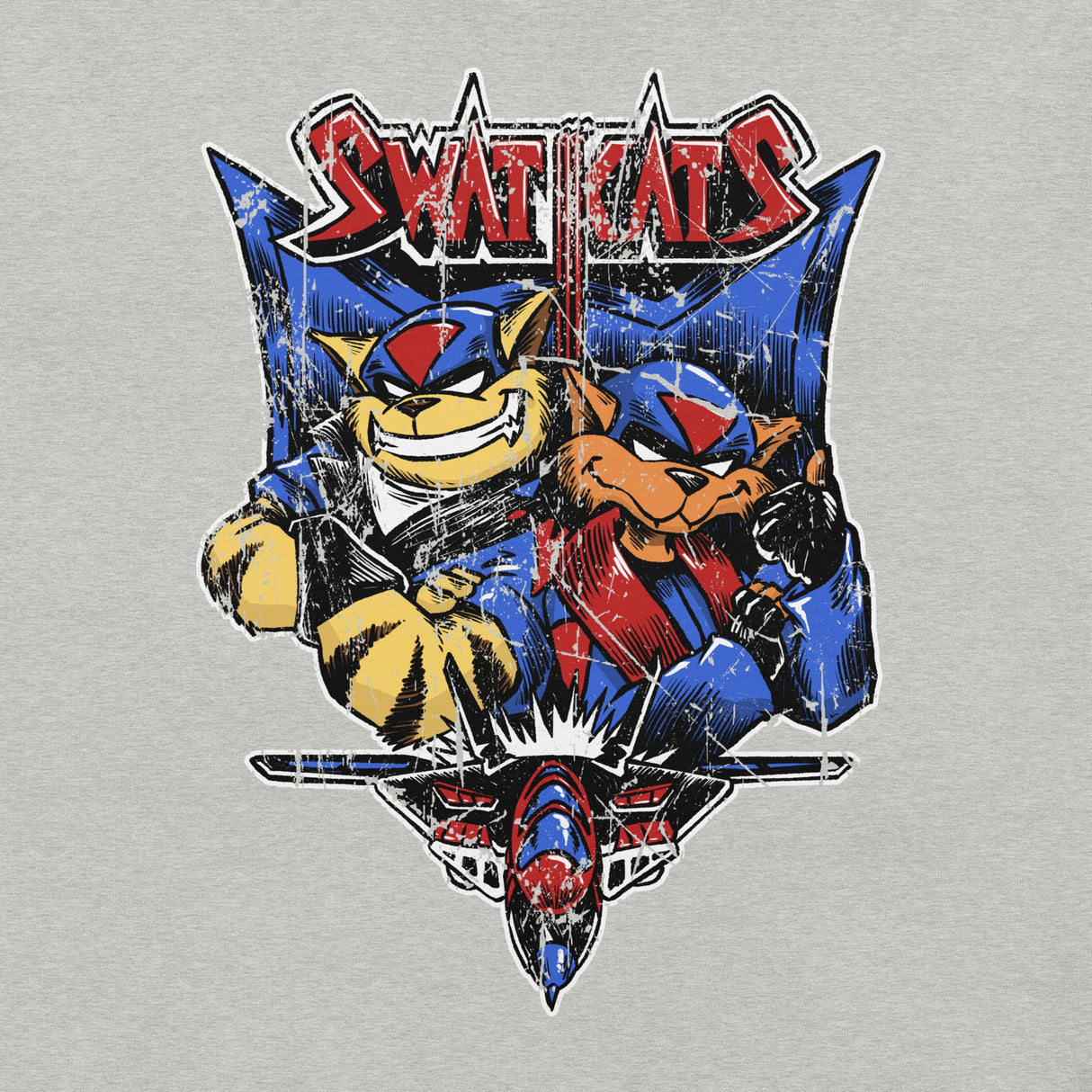 Swat Cats - Team Up! / Unisex T-shirt - Nissimoo Corporation - Vintage t-shirts - 90s fashion - retro style