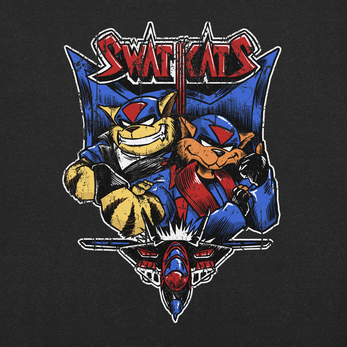 Swat Cats - Team Up! / Unisex T-shirt - Nissimoo Corporation - Vintage t-shirts - 90s fashion - retro style