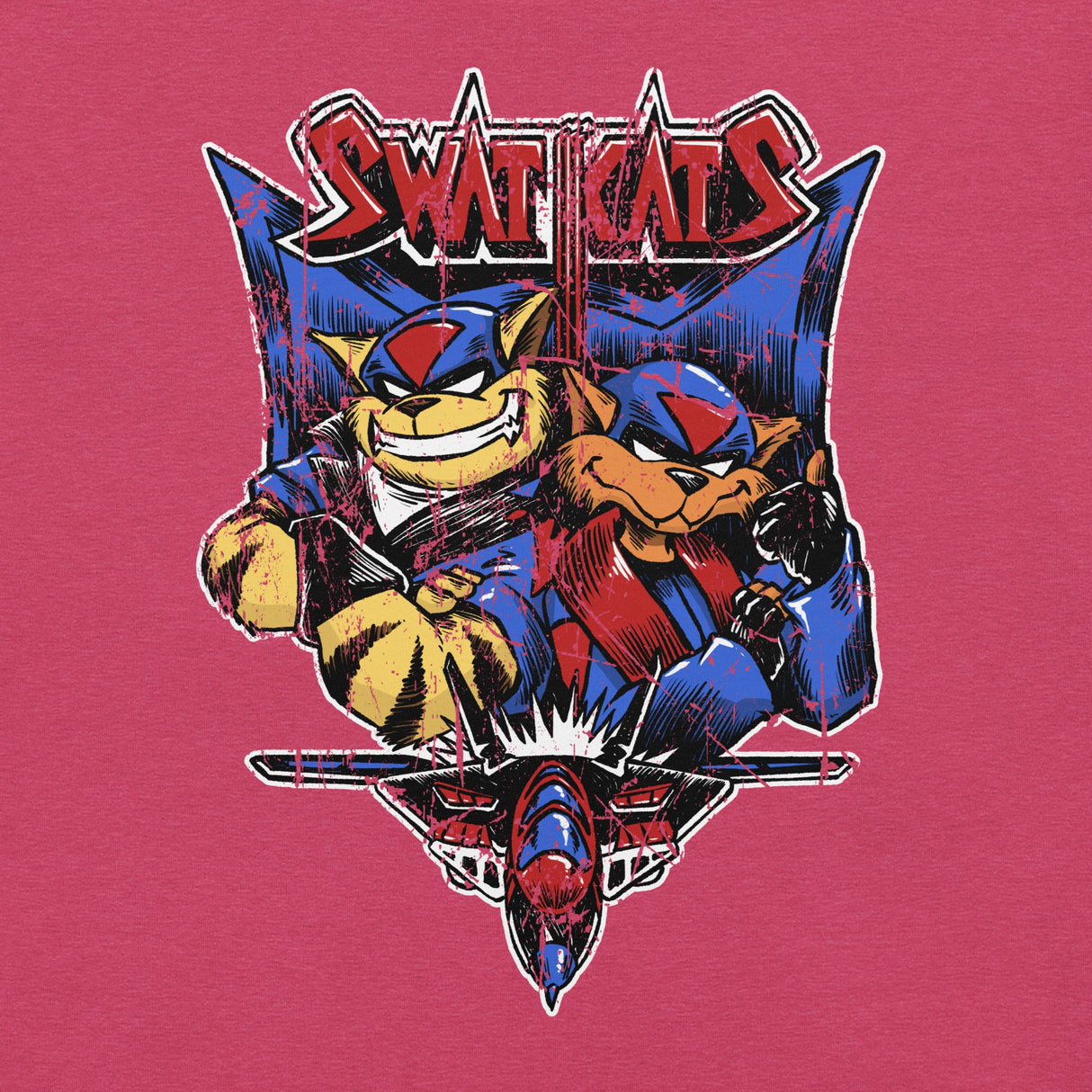 Swat Cats - Team Up! / Unisex T-shirt - Nissimoo Corporation - Vintage t-shirts - 90s fashion - retro style