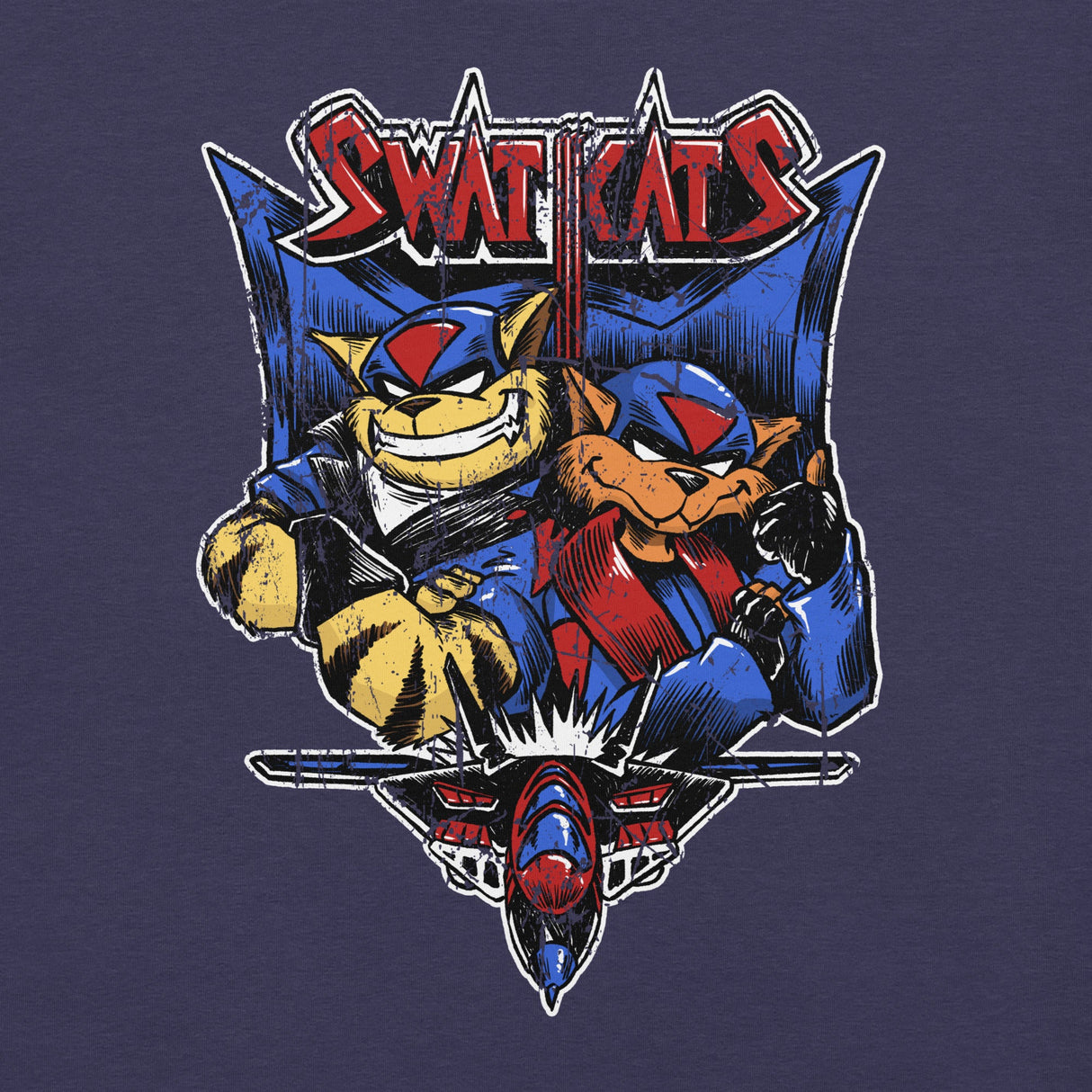 Swat Cats - Team Up! / Unisex T-shirt - Nissimoo Corporation - Vintage t-shirts - 90s fashion - retro style