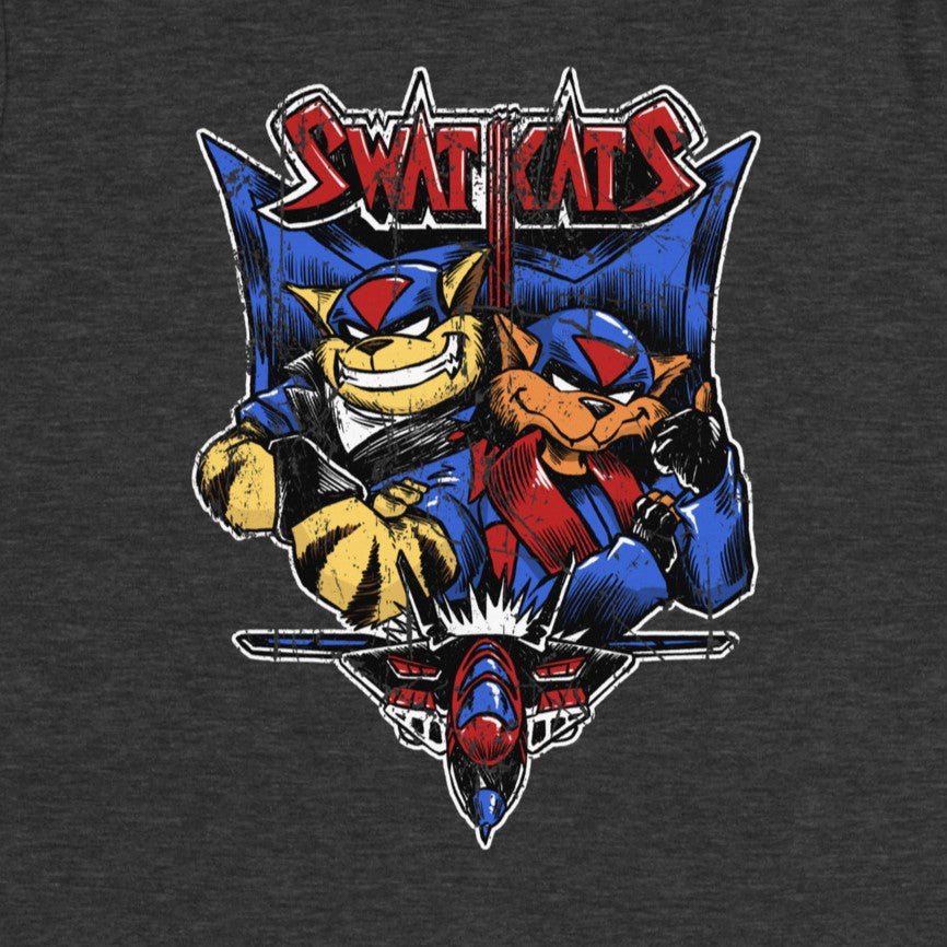 Swat Cats - Team Up! / Women's Relaxed T-Shirt - Nissimoo Corporation - Vintage t-shirts - 90s fashion - retro style