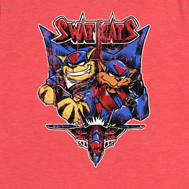 Swat Cats - Team Up! / Women's Relaxed T-Shirt - Nissimoo Corporation - Vintage t-shirts - 90s fashion - retro style