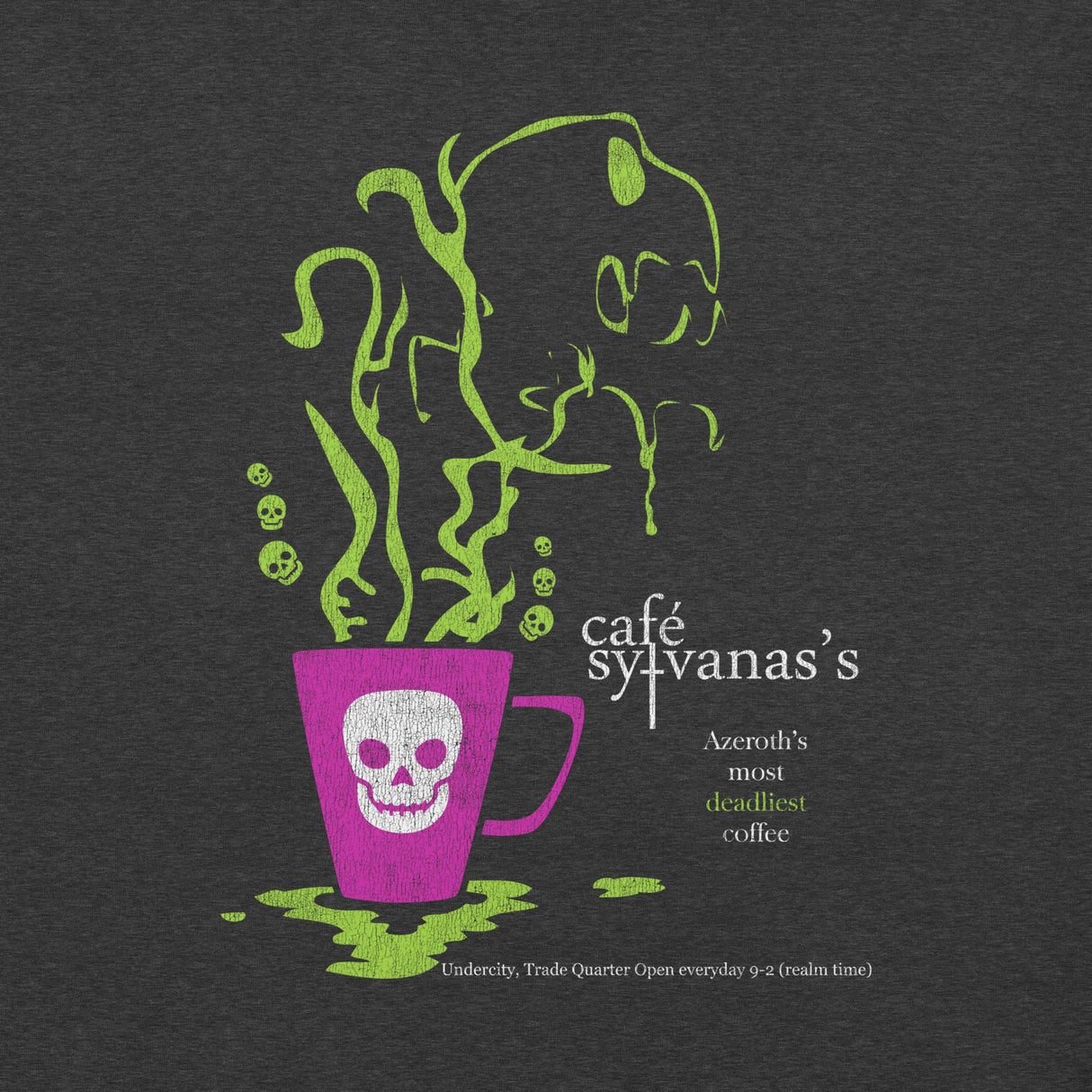 Sylvanas's Coffee / Unisex t-shirt - Nissimoo Corporation - Vintage t-shirts - 90s fashion - retro style