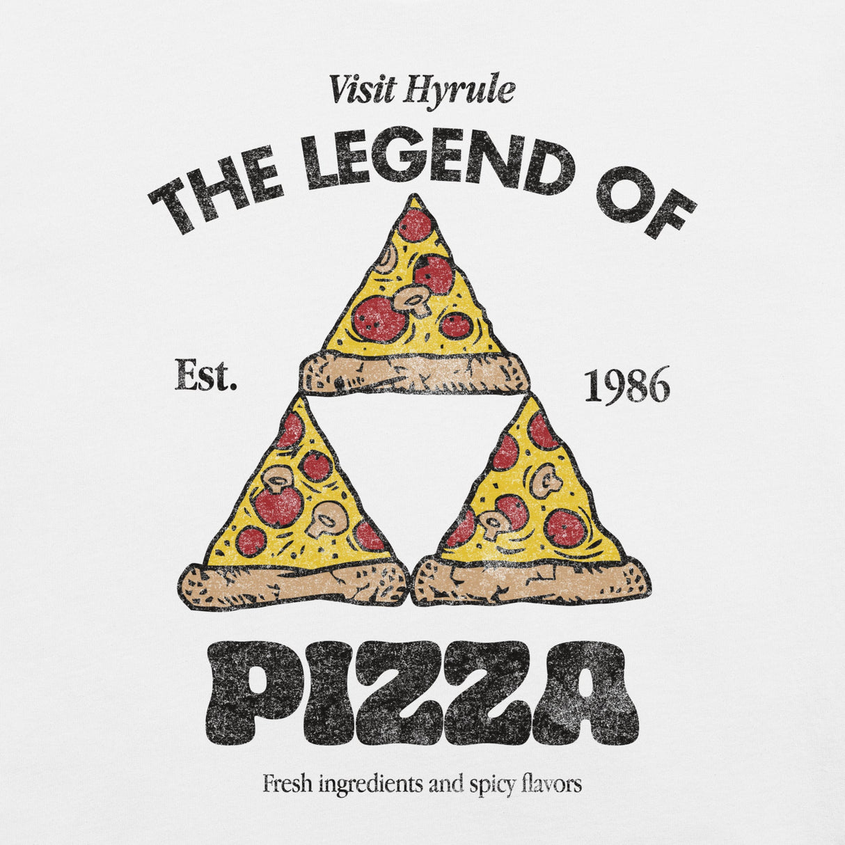 The Legend of Pizza / Unisex t-shirt - Nissimoo Corporation - Vintage t-shirts - 90s fashion - retro style