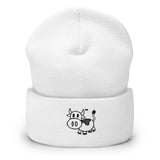 The Nissimoo Happy Cow / Cuffed Beanie - Nissimoo Corporation - Vintage t-shirts - 90s fashion - retro style