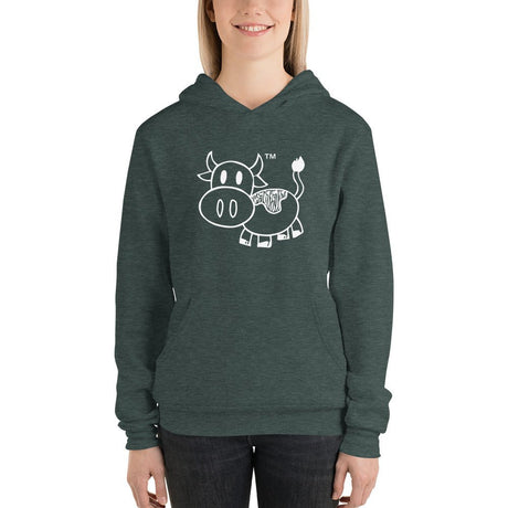 The Nissimoo Happy Cow / Unisex hoodie - Nissimoo Corporation - Vintage t-shirts - 90s fashion - retro style